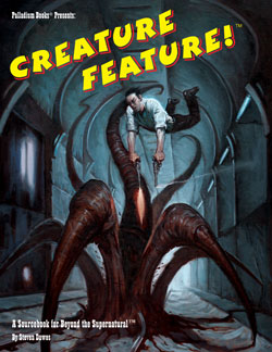 Illustration of Creature Feature cover by E.M. Gist