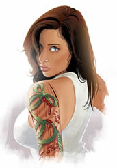 illustration of Amanda Castenada