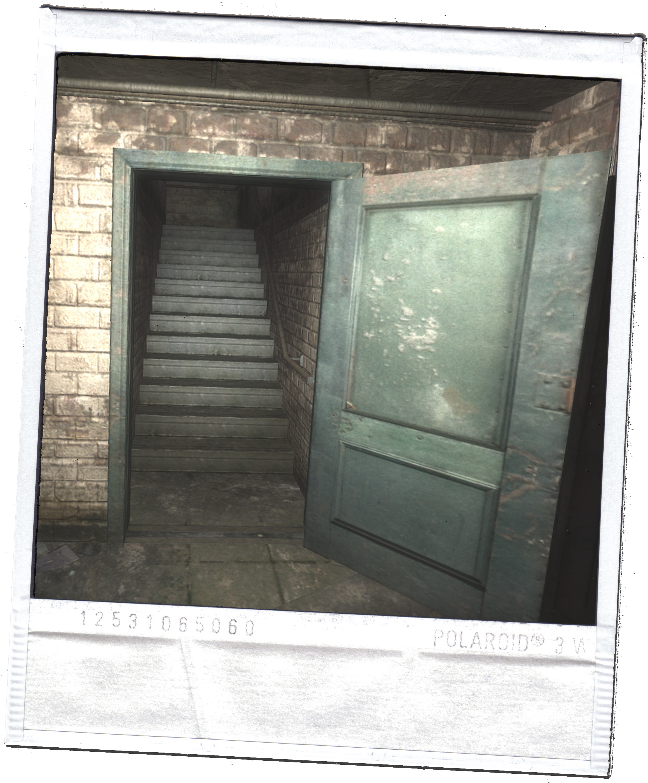 poleroid of condemend building