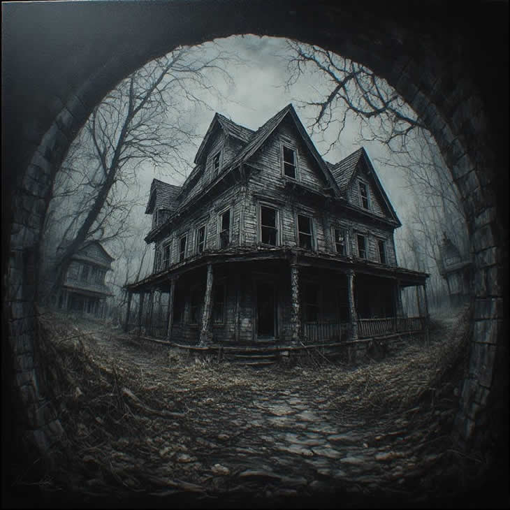 Spooky Image of a house